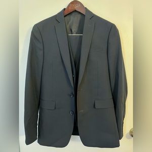 Bar III 3-Piece Slim Fit Navy Suit - 36R